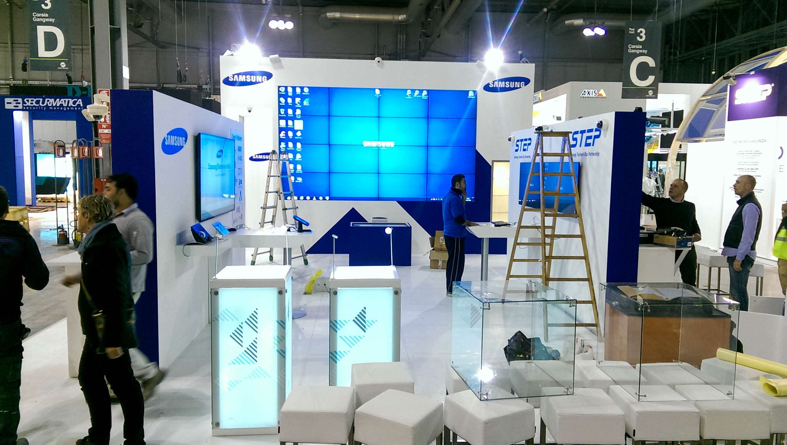 Stand Samsung - Fiera sicurezza Milano
