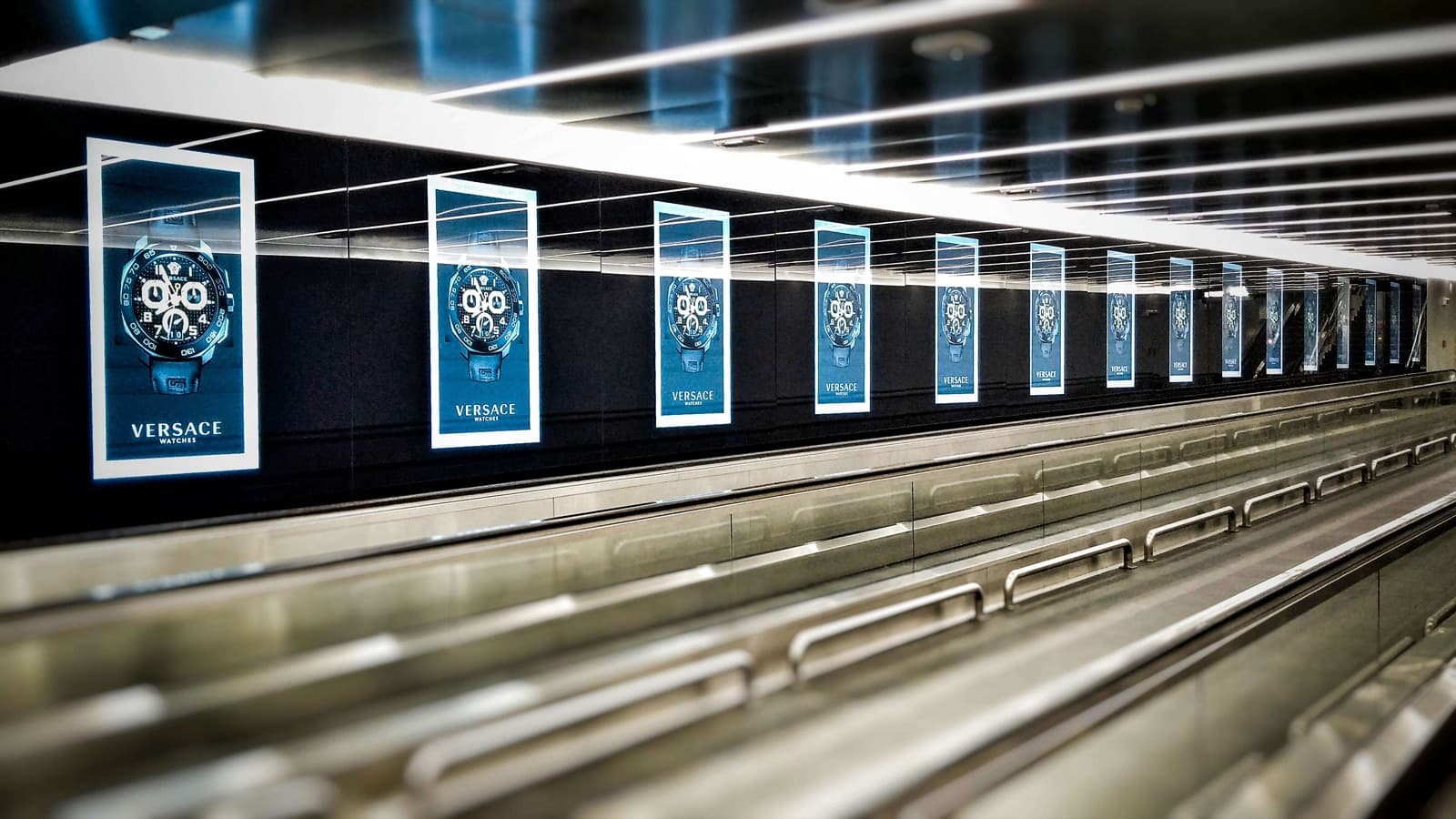 Display Versace - Aeroporto di Roma