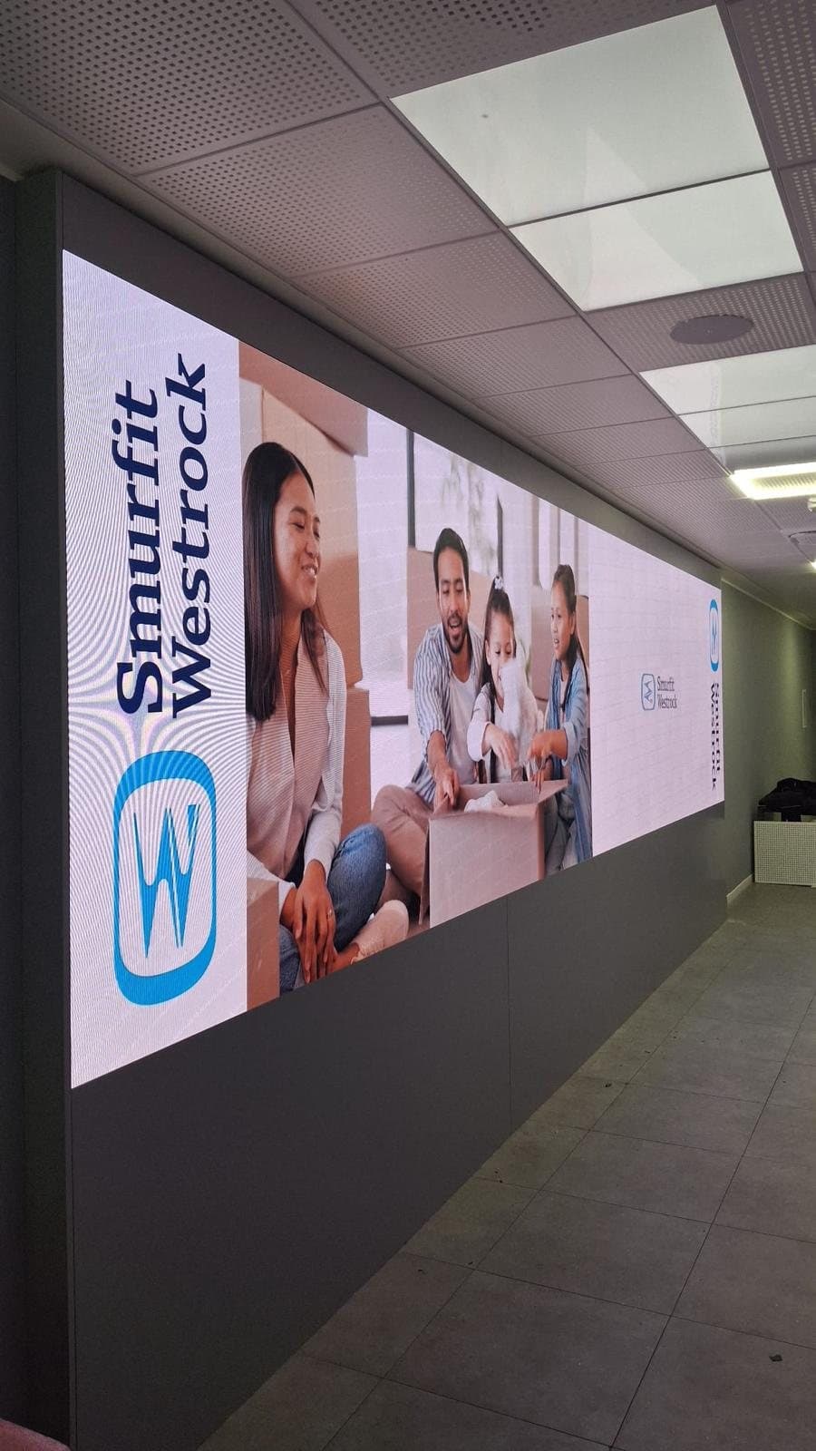 Sede Smurfit Westrock, Milano: ledwall 1.5