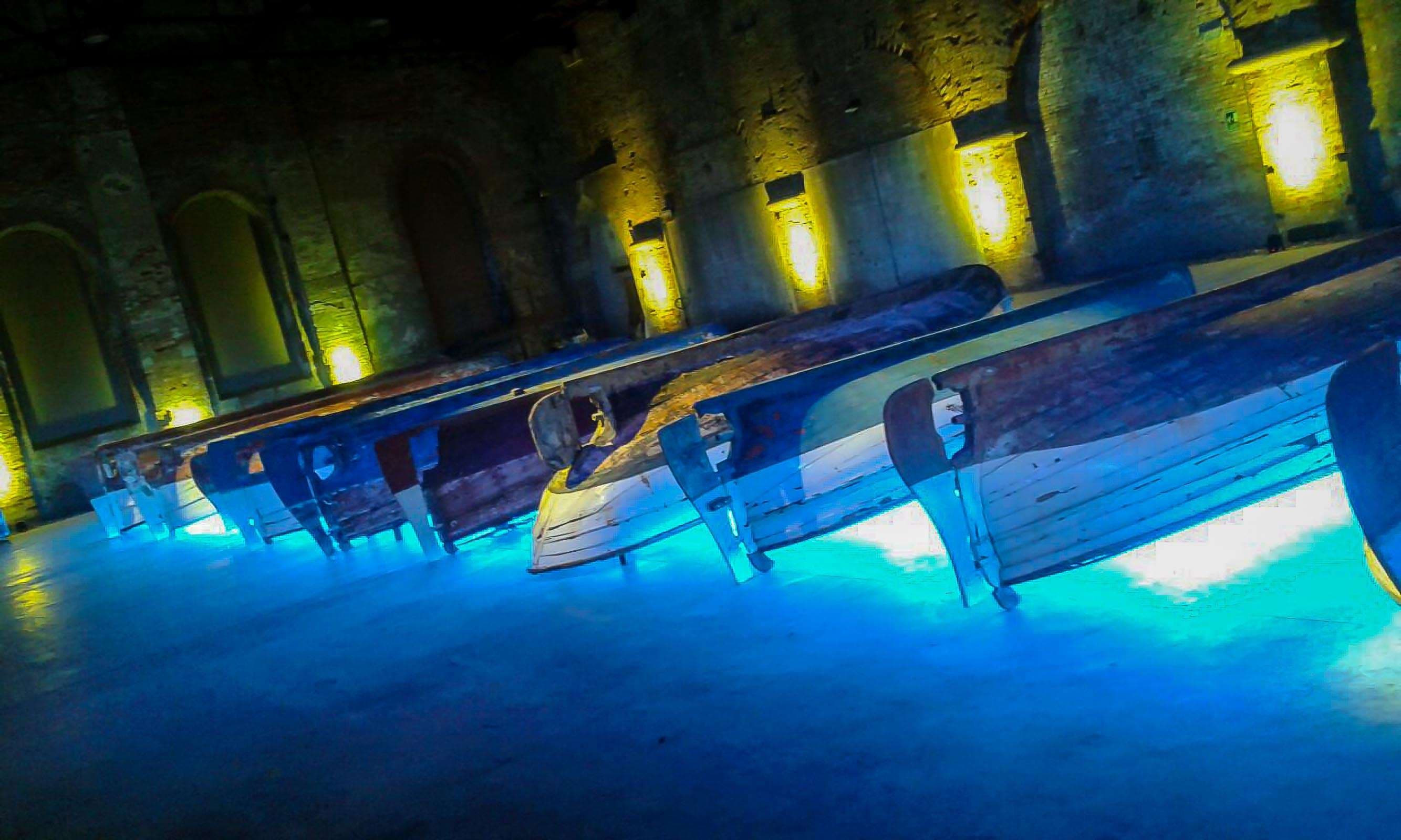 Mostra di Fabrizio Plessi. Arsenale, Venezia